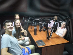 Our radio debut
